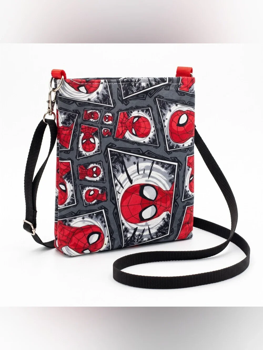 Spider-Man Marvel Inspired Comic Crossbody Cell Phone Bag Purse-Handmade By JJB